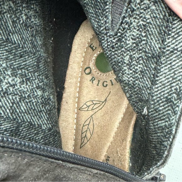 Earth Origins Paige Stone Bootie Size 10 Moto Buckle Block Heel - Picture 13 of 14